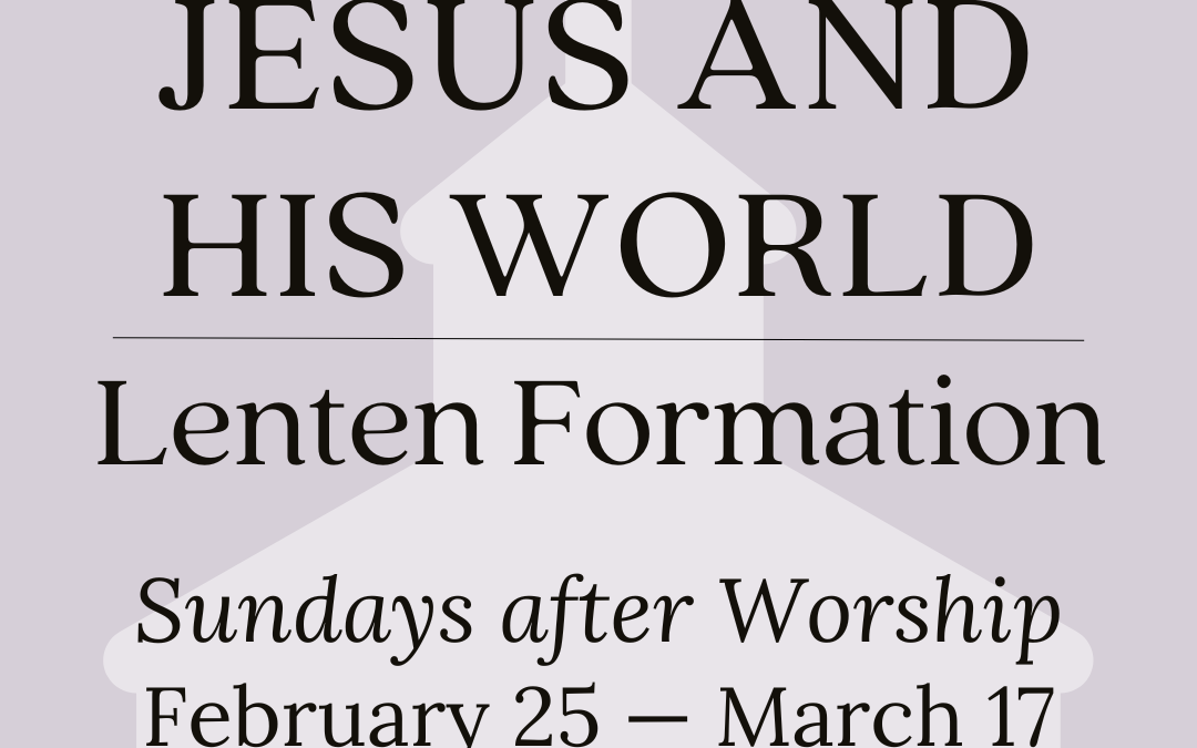Lenten Formation Continues this Sunday